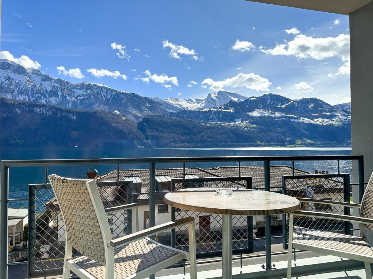 Seehotel Riviera At Lake Lucerne Gersau Exterior foto