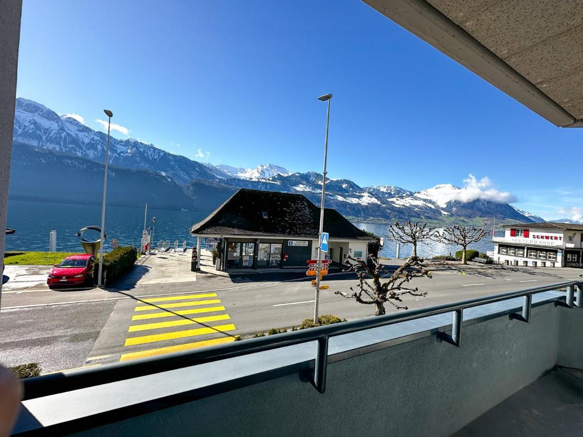 Seehotel Riviera At Lake Lucerne Gersau Exterior foto