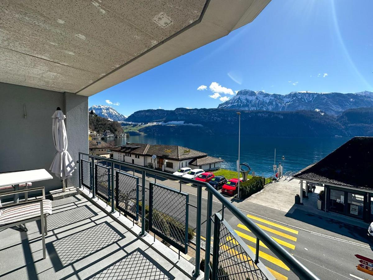 Seehotel Riviera At Lake Lucerne Gersau Exterior foto