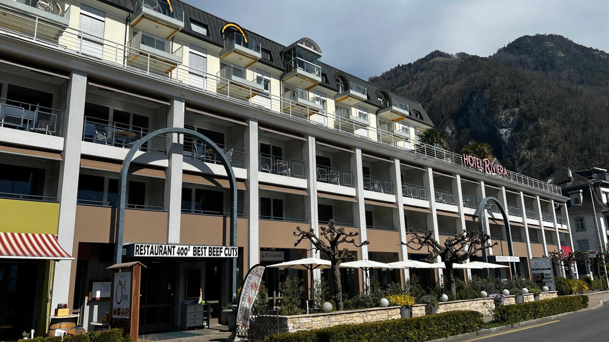 Seehotel Riviera At Lake Lucerne Gersau Exterior foto